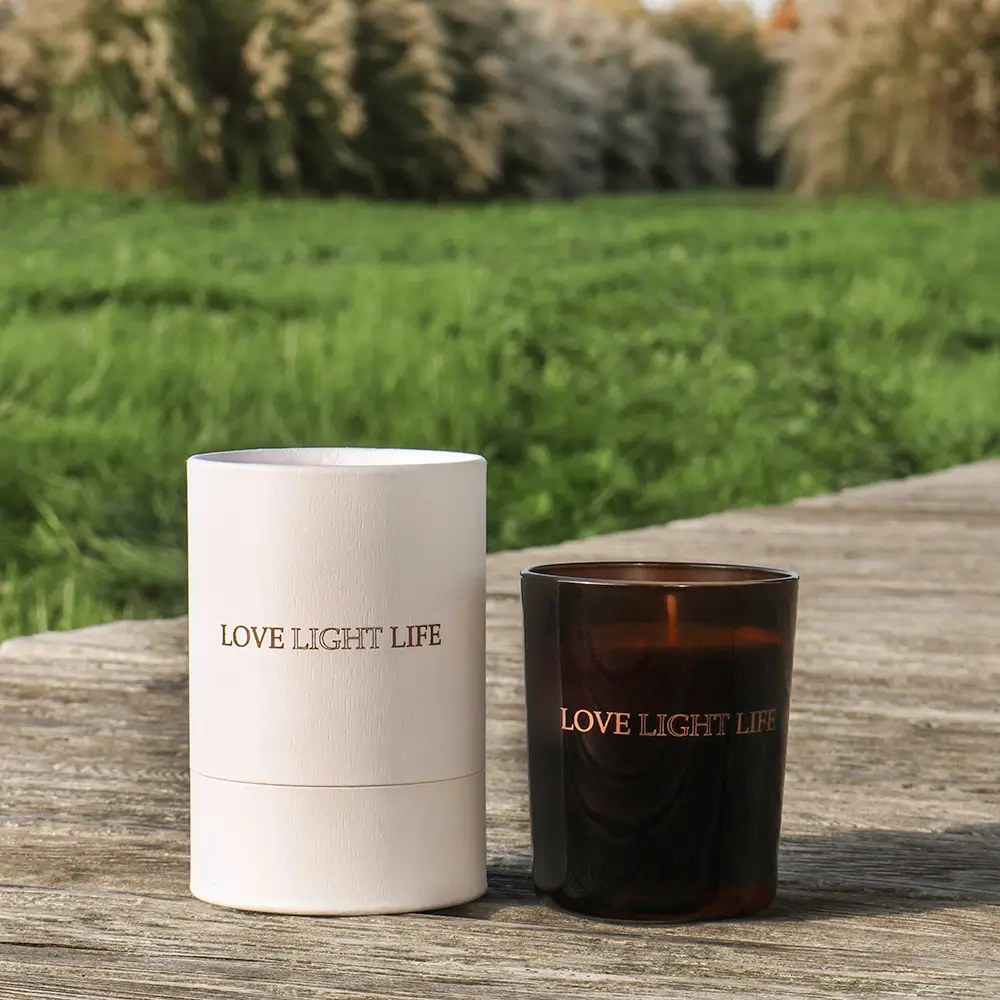 Closer to nature Love Light Life signature candle